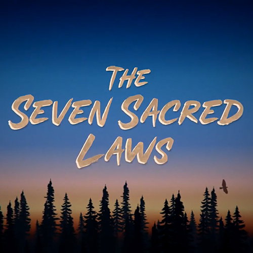 Title screen from the Seven Sacred Laws web series.