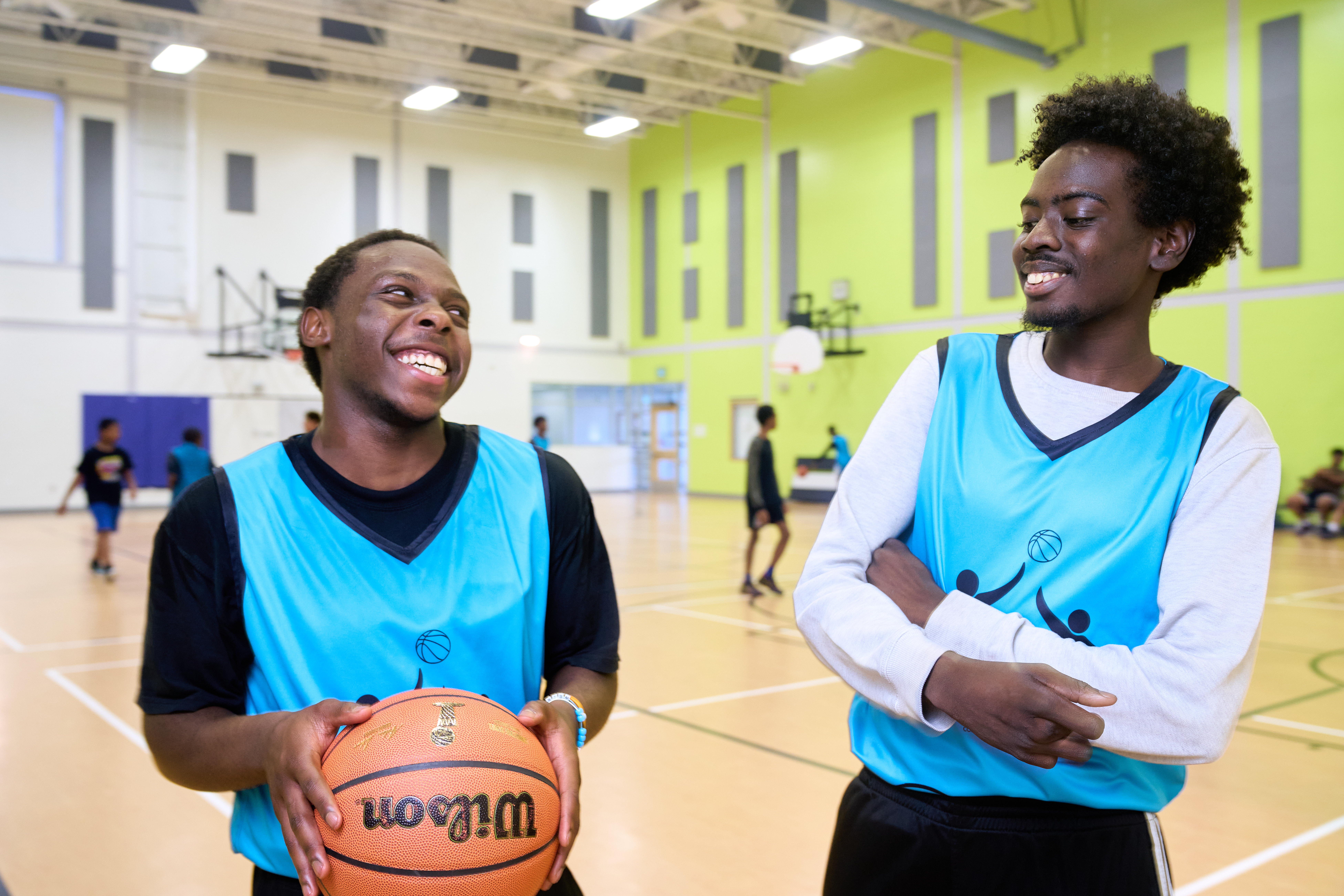 Hassan Oladeji (mentee) and to his left is Musab Mohamed(Mentor)