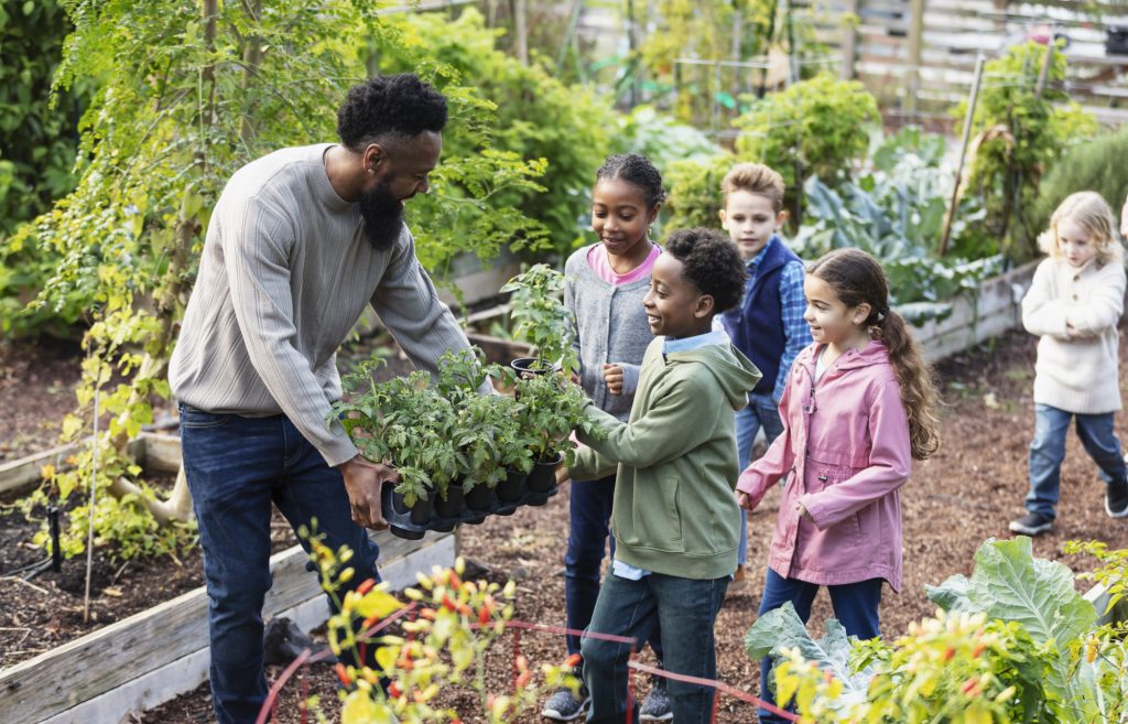 Gardening with kids
